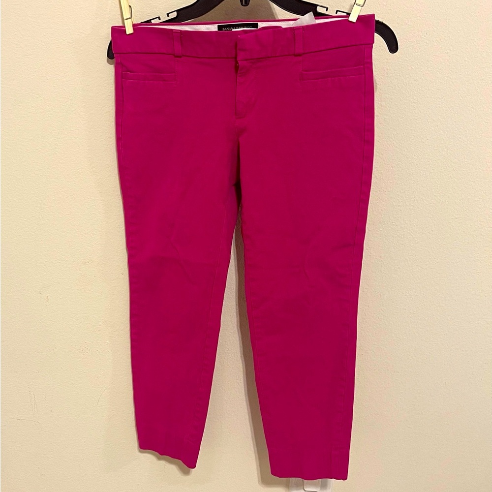 Banana Republic Sloan Fit Women’s Pants- 2P- Fuchsia Red - Picture 2 of 14